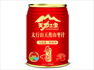 邢州棗業(yè)天力三寶山棗汁包裝設計案例圖片欣賞