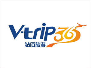 V-trip365 鉆石旅游標(biāo)志設(shè)計與理念說明