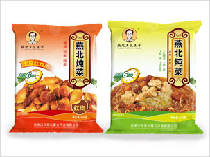 燕北薯業(yè)燉菜食品包裝設計案例圖片