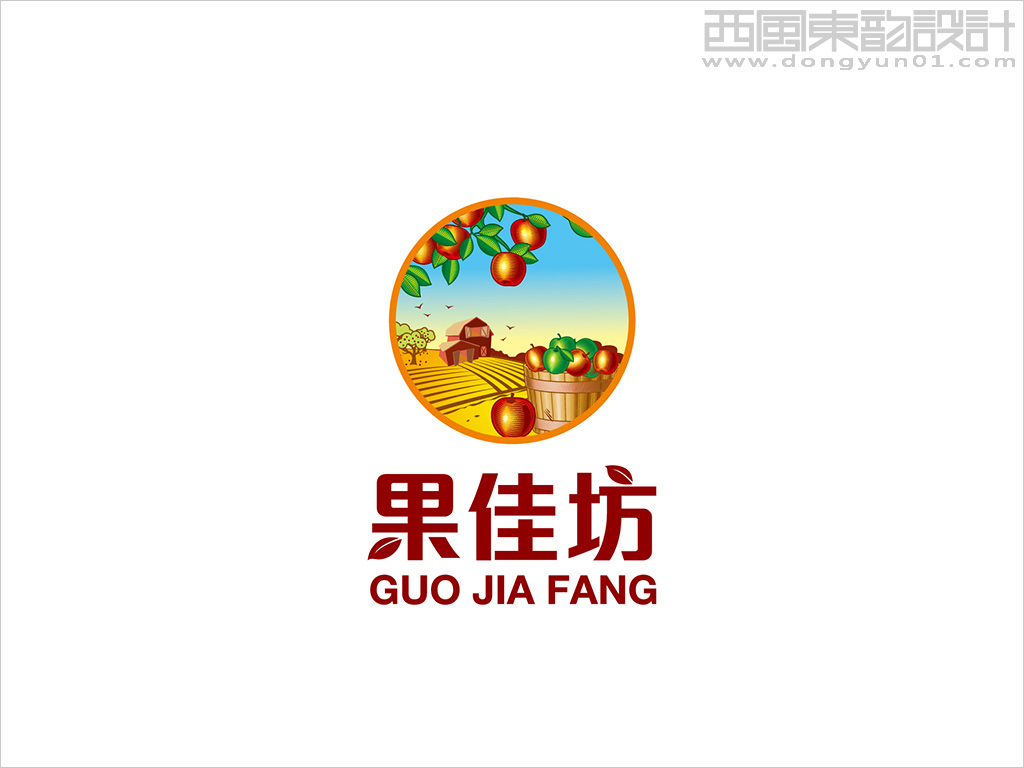 果佳坊果品連鎖機構(gòu)logo設(shè)計