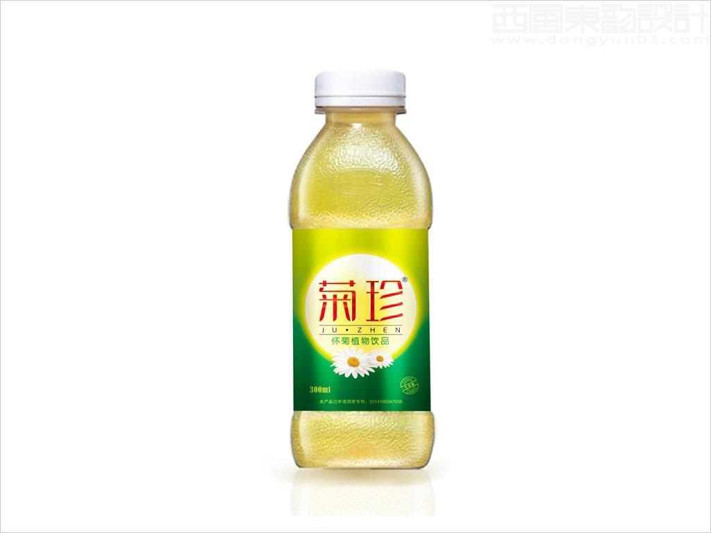 河南科霖達(dá)菊珍飲品股份有限公司菊珍懷菊花植物飲料PET瓶簽包裝設(shè)計(jì)