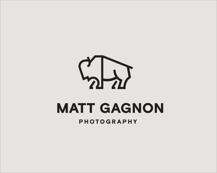 MATT GAGNON PHOTOGRAPHY 攝影公司標(biāo)志設(shè)計(jì)