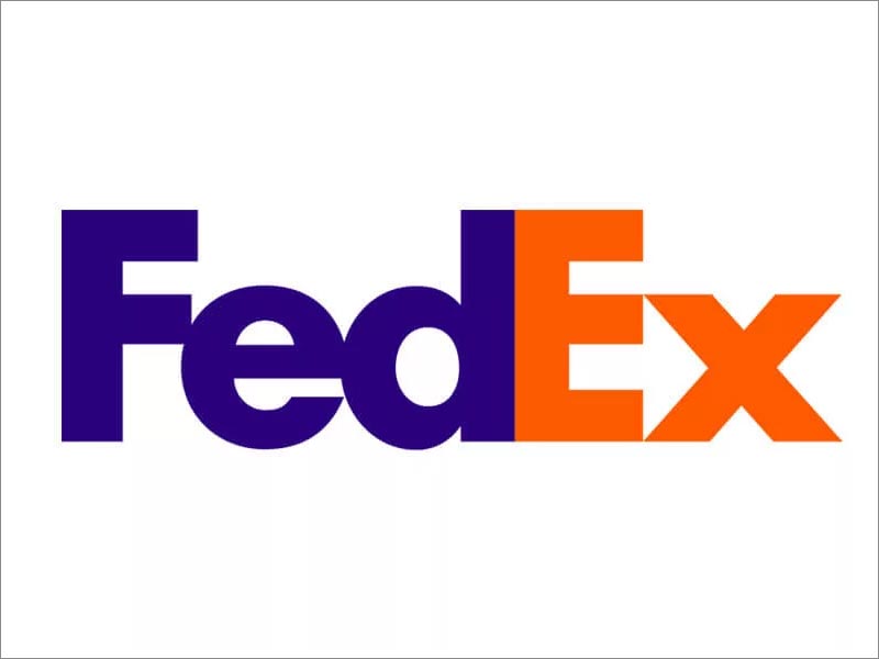 FedEx logo設(shè)計中的 - Futura Bold字體