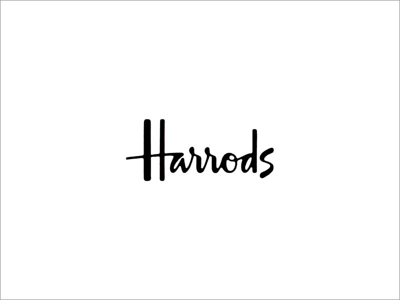 Harrods logo設(shè)計中的- 著名手寫字體設(shè)計