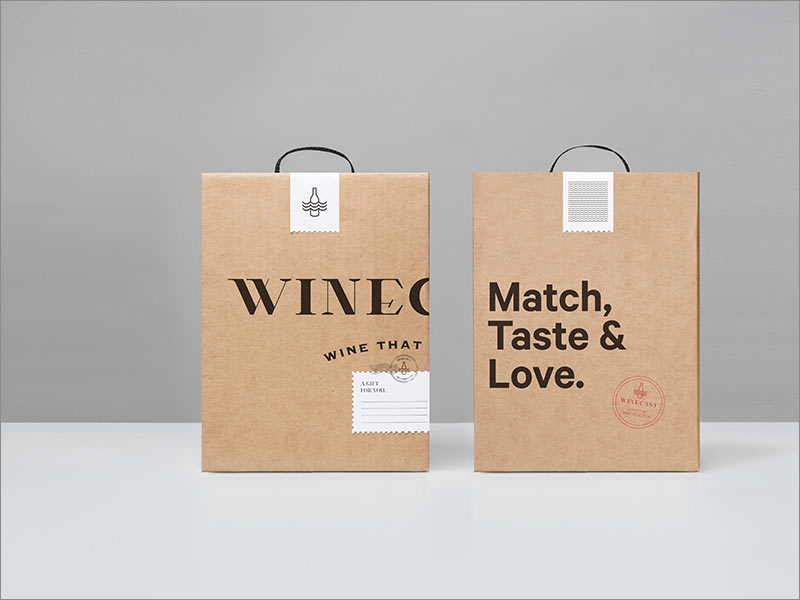 荷蘭在線品酒品牌Winecast 酒包裝設(shè)計