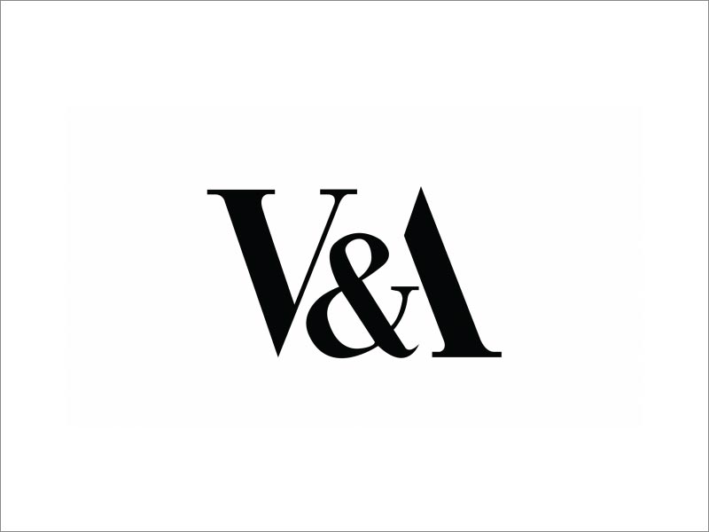 V＆A logo設計，由Alan Fletcher在1990年設計，至今仍在使用