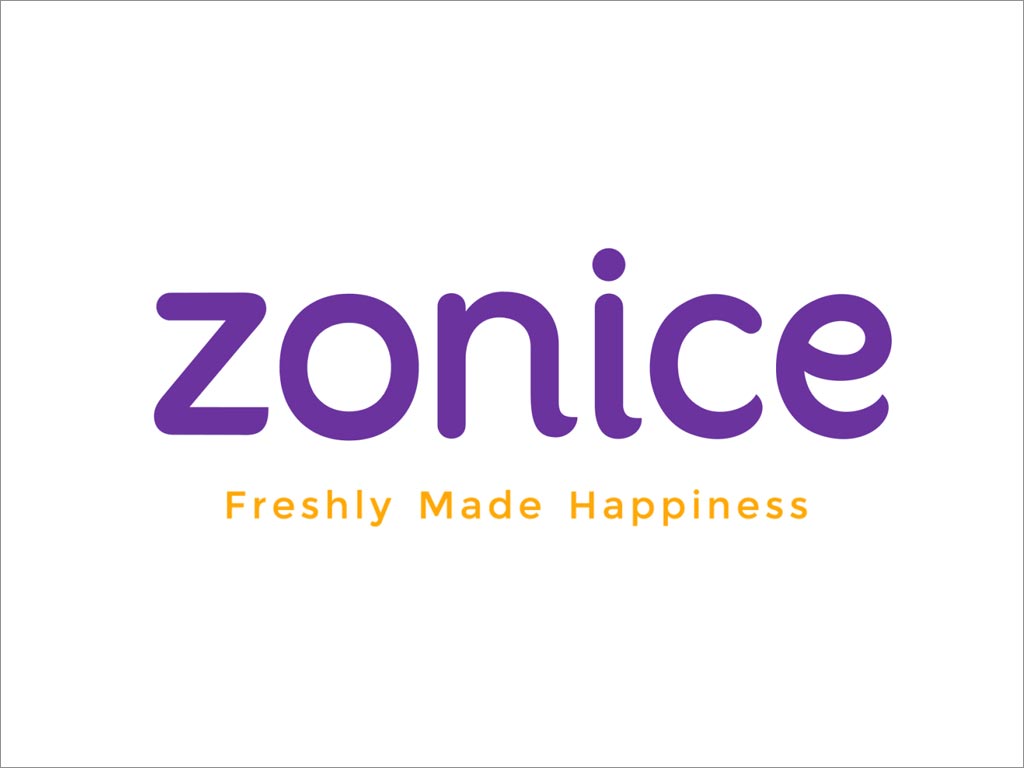 Zonice冰淇淋冷飲店品牌logo設計