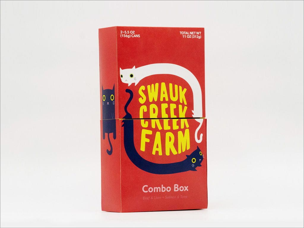 Swauk Creek Farm貓糧紙盒包裝設(shè)計