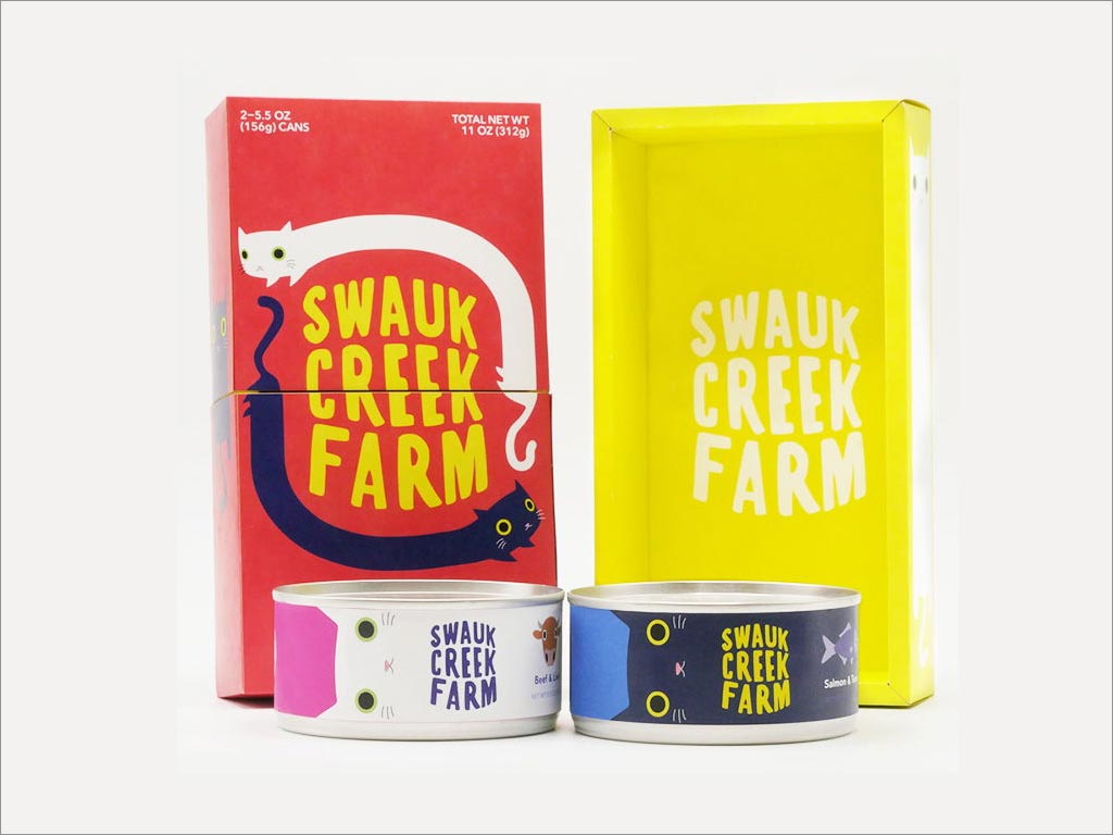 Swauk Creek Farm貓糧包裝設(shè)計之開封圖