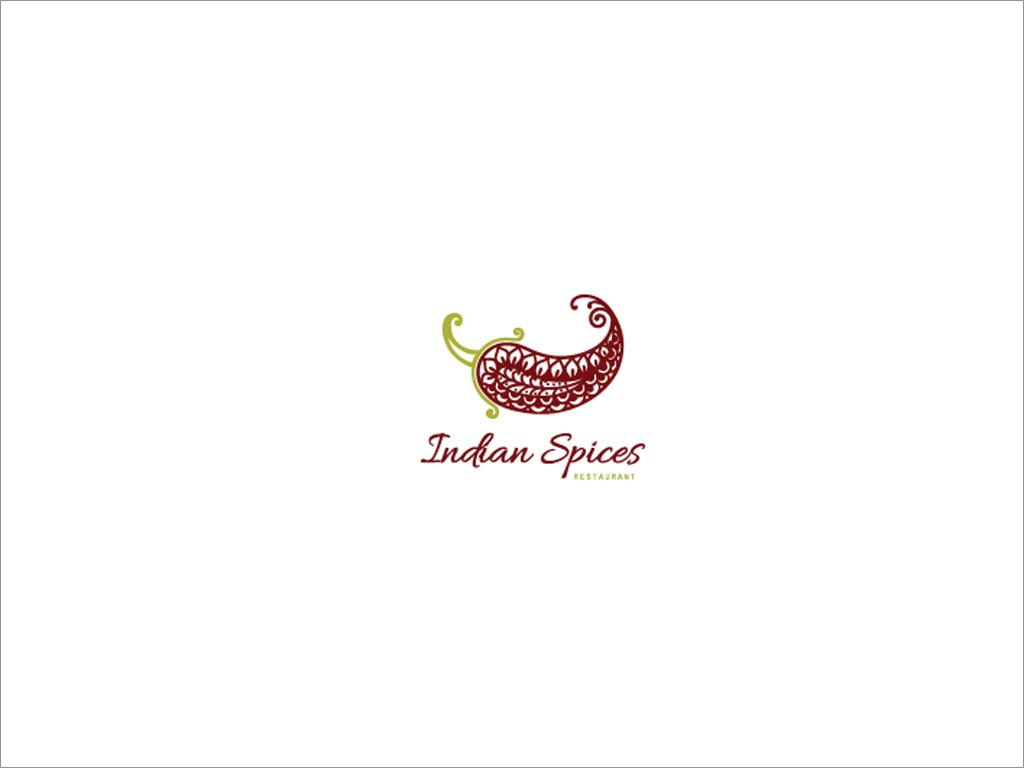 INDIAN SPICES餐飲logo設計