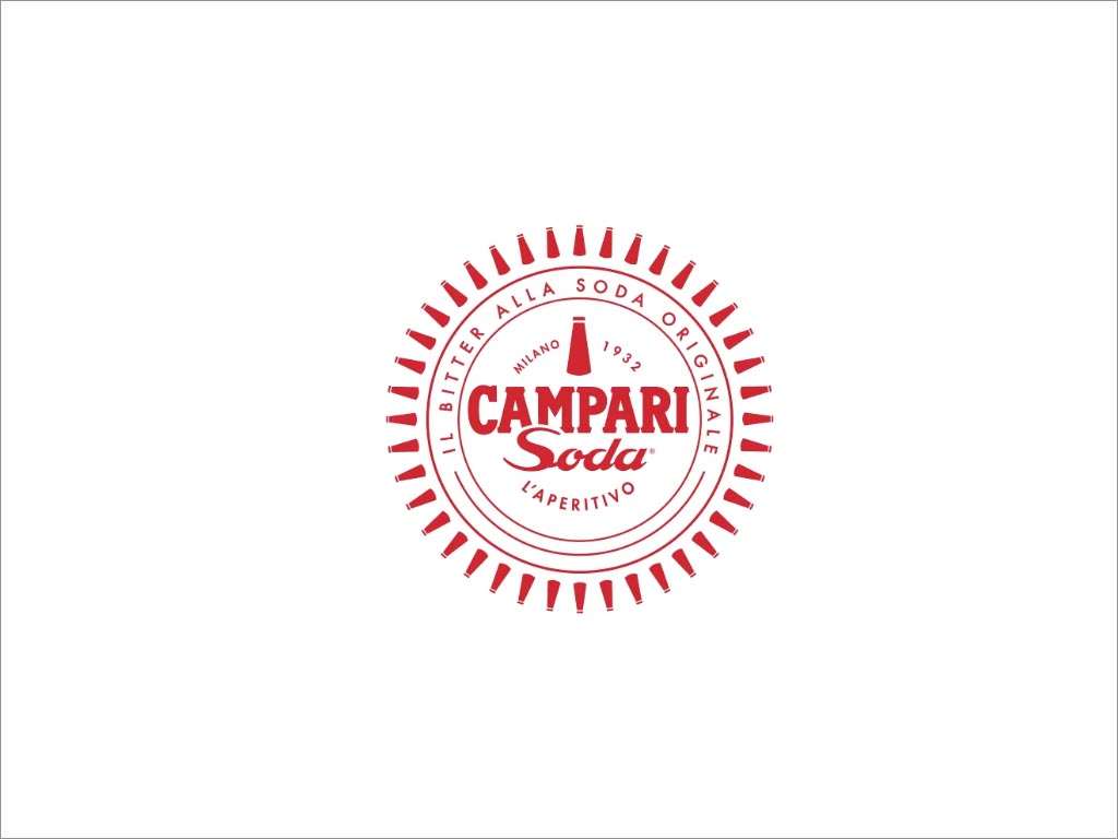 坎帕里（Campari）開胃酒logo設(shè)計(jì)