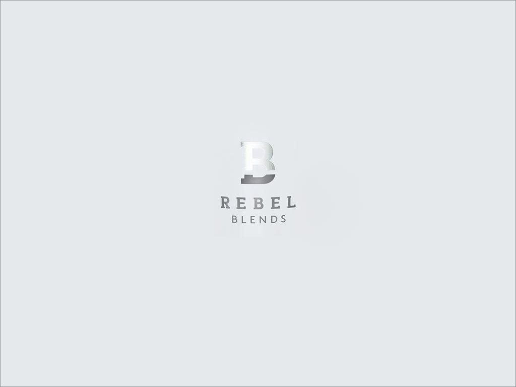 引人注目的英國Rebel Blends化妝品logo設(shè)計