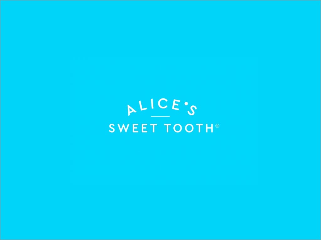 Alice’s Sweet Tooth蛋白酥皮餅品牌logo設(shè)計(jì)