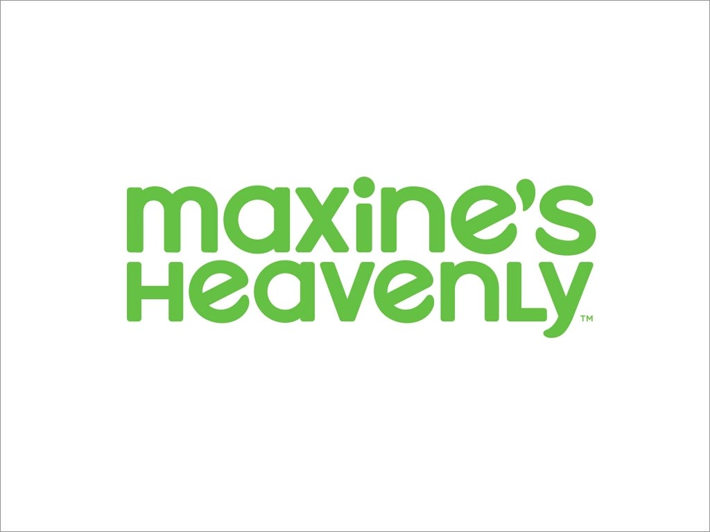 美國(guó)Maxine's Heavenly曲奇餅干品牌logo設(shè)計(jì)