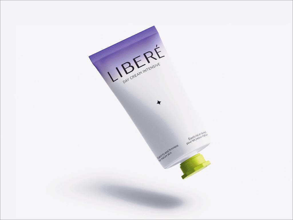 奇特而時尚的LIBERé護(hù)膚品軟管包裝設(shè)計(jì)