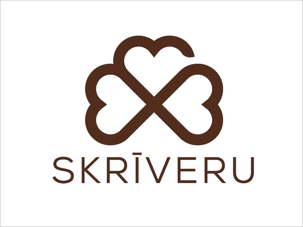 拉脫維亞Skrīveru巧克力糖果logo設(shè)計(jì)