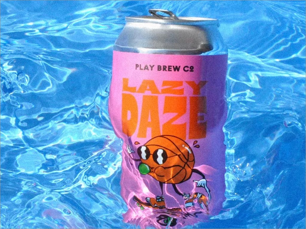 英國Play Brew Co懷舊情調(diào)精釀啤酒易拉罐包裝設計