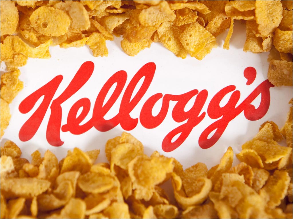 Kellogg's兒童谷物麥片糊食品logo設(shè)計