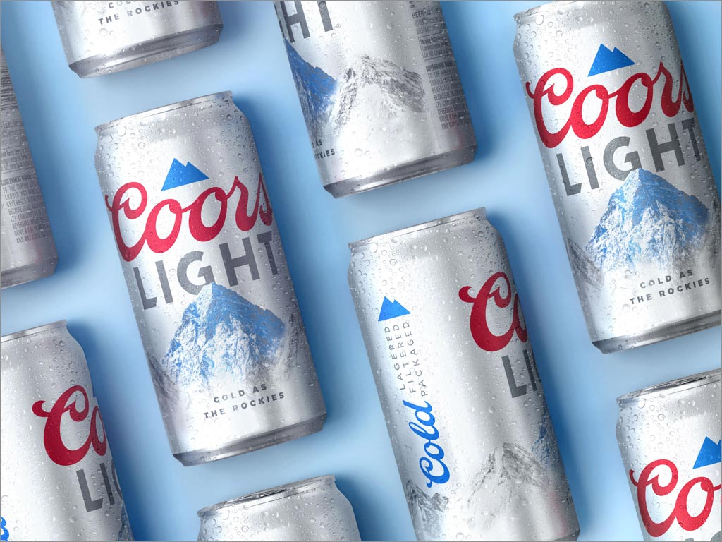 美國Coors Light易拉罐啤酒包裝設(shè)計(jì)