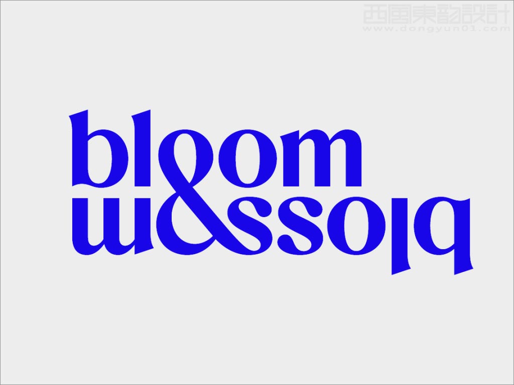 英國Bloom and Blossom護膚品logo設(shè)計