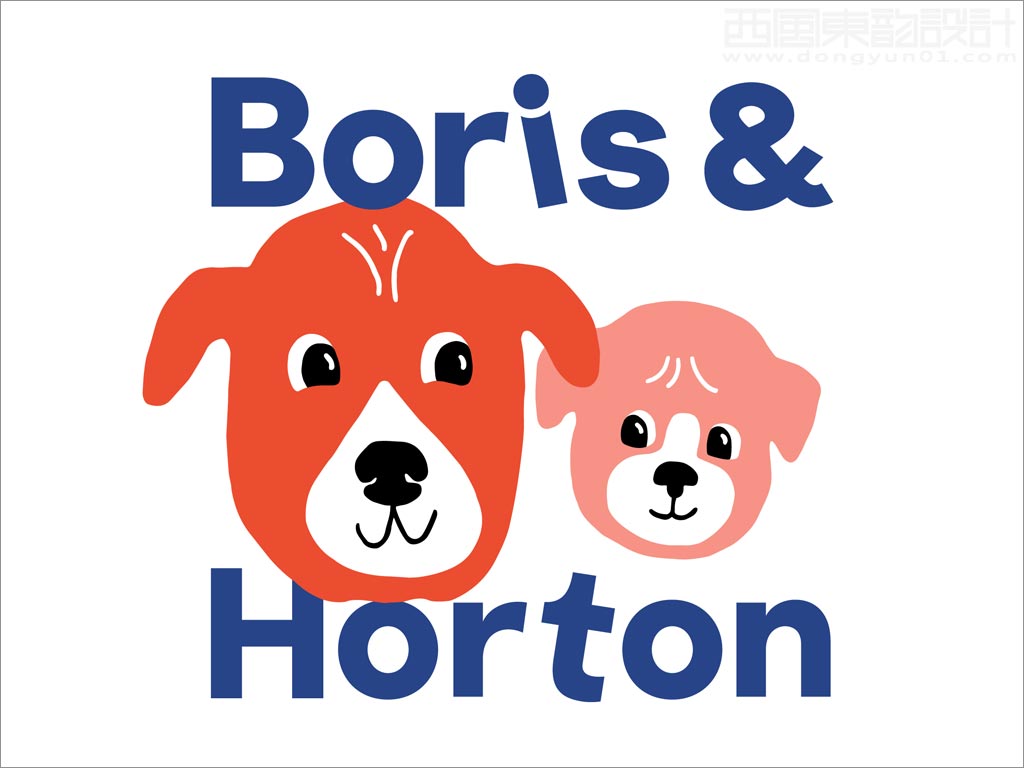 美國Boris＆Horton寵物用品館logo設(shè)計