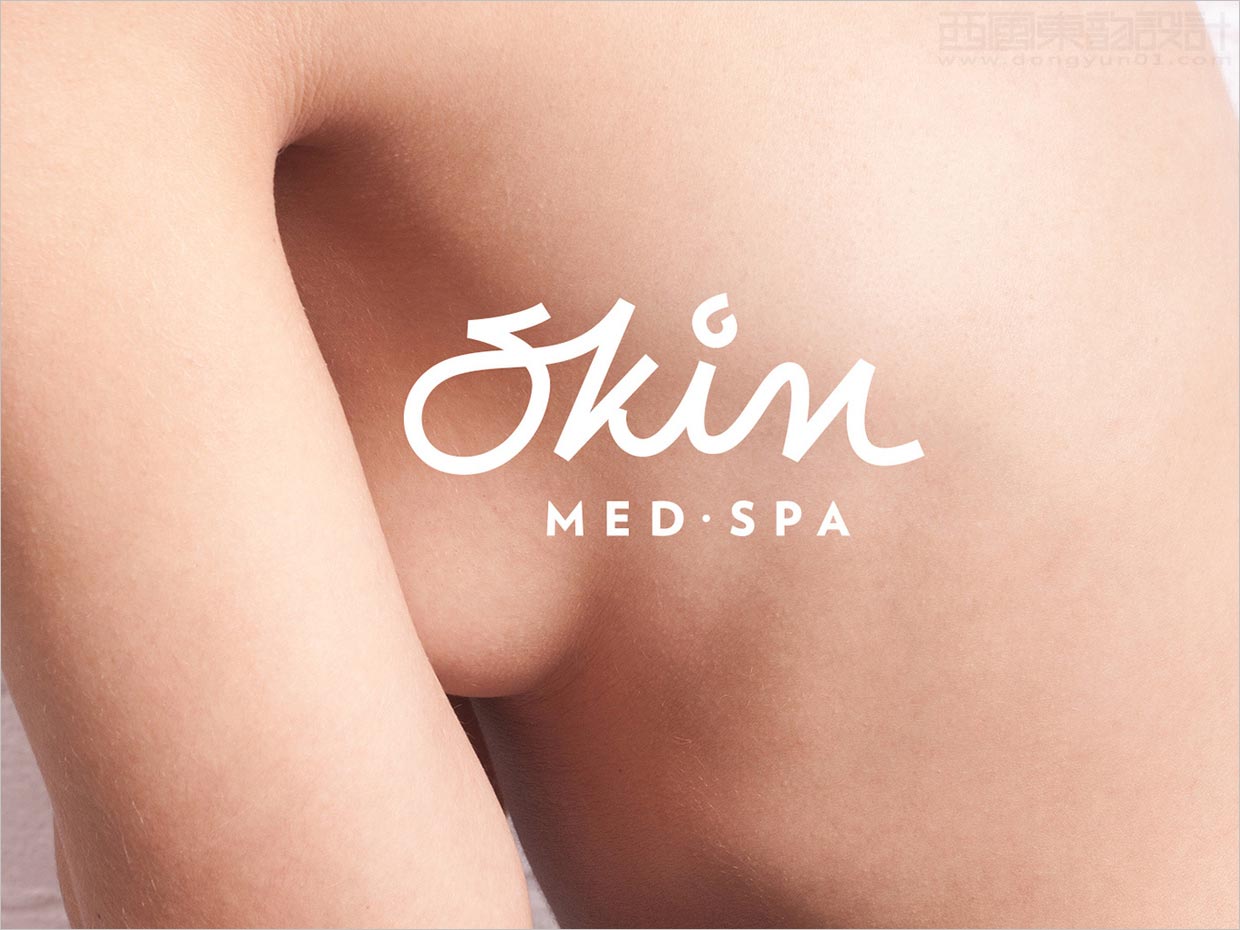 美國Skin Med Spa肌膚修復藥妝產品logo設計