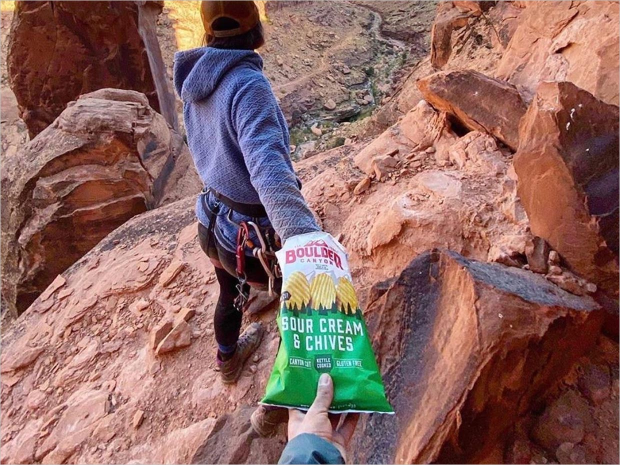 Boulder Canyon薯片休閑食品包裝設(shè)計之實物攝影照片