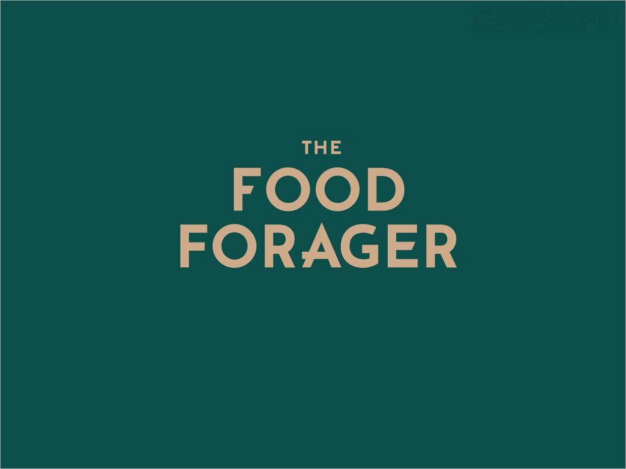 美國Food Forager食品快遞配送服務(wù)公司logo設(shè)計