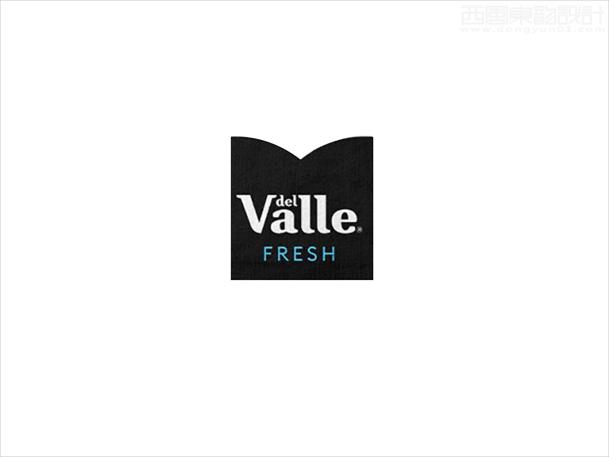 可口可樂公司Del Valle果汁飲料logo設(shè)計(jì)