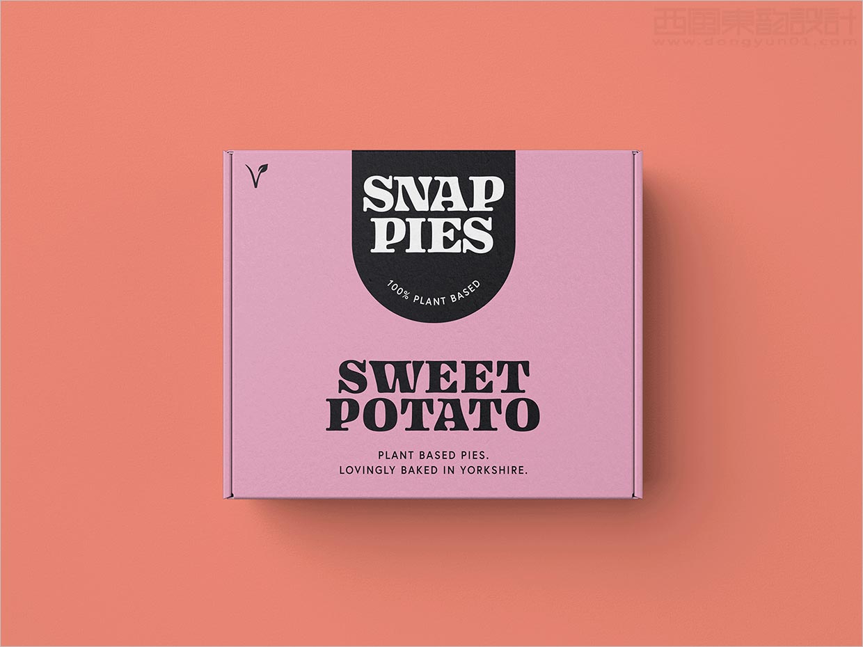 英國Snap Pies植物性素食餡餅食品包裝設(shè)計