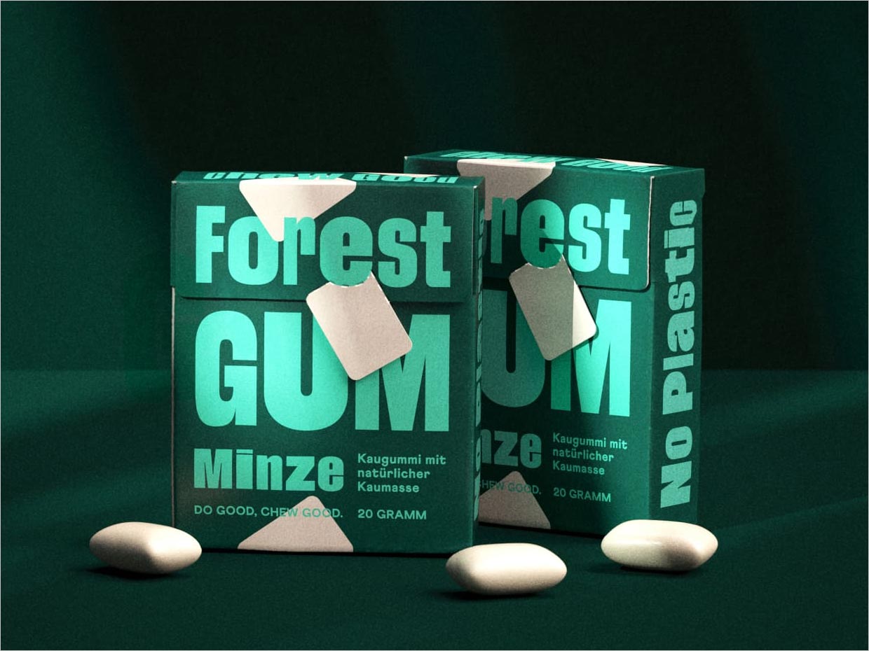 Forest Gum口香糖包裝設計