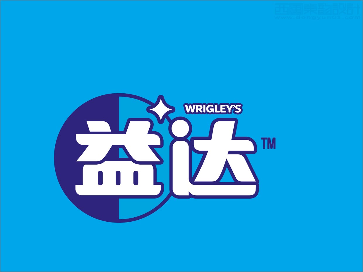 箭牌益達(dá)口香糖品牌中文logo優(yōu)化升級設(shè)計(jì)