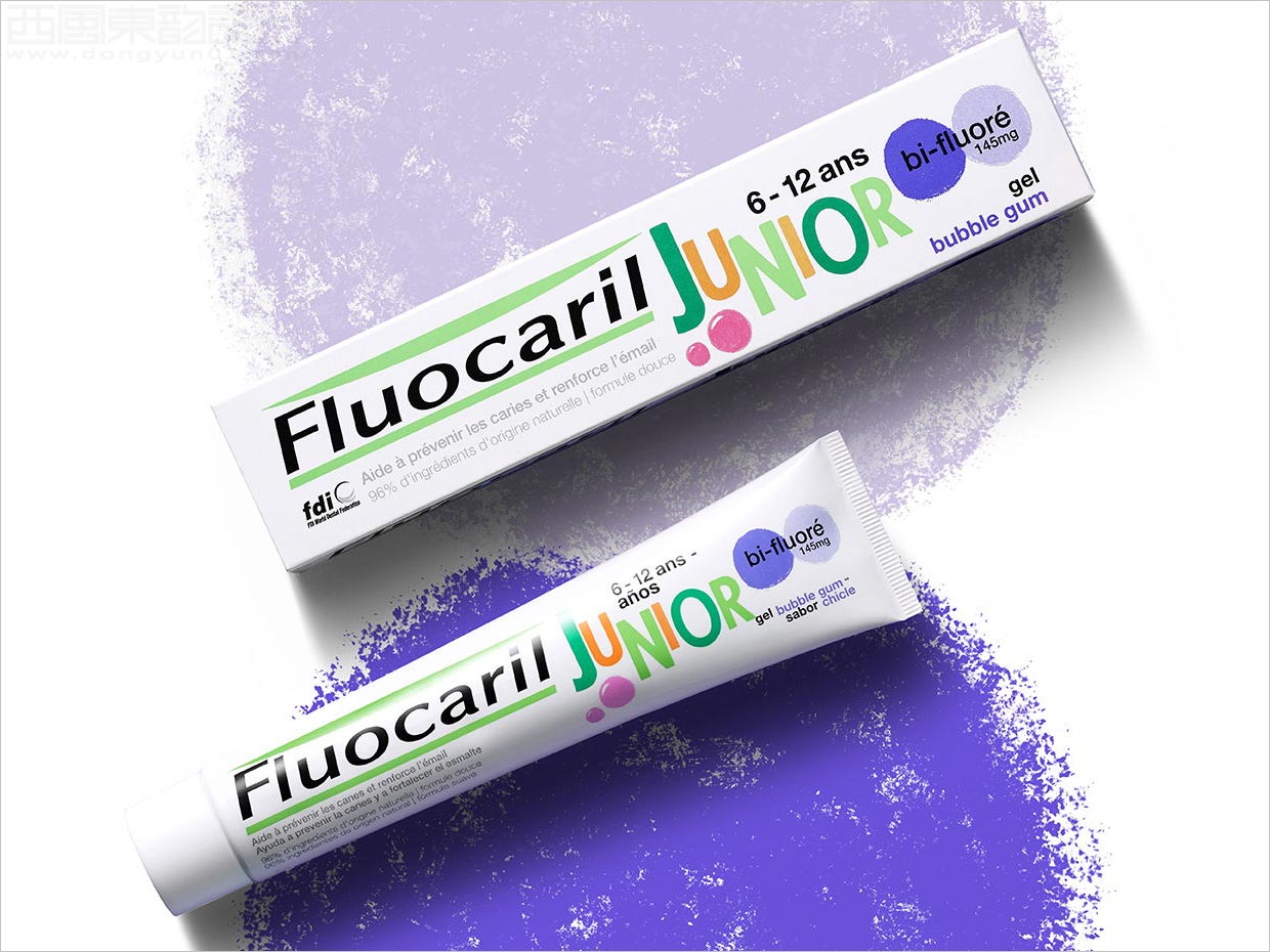 法國Fluocaril牙膏日化用品包裝設(shè)計