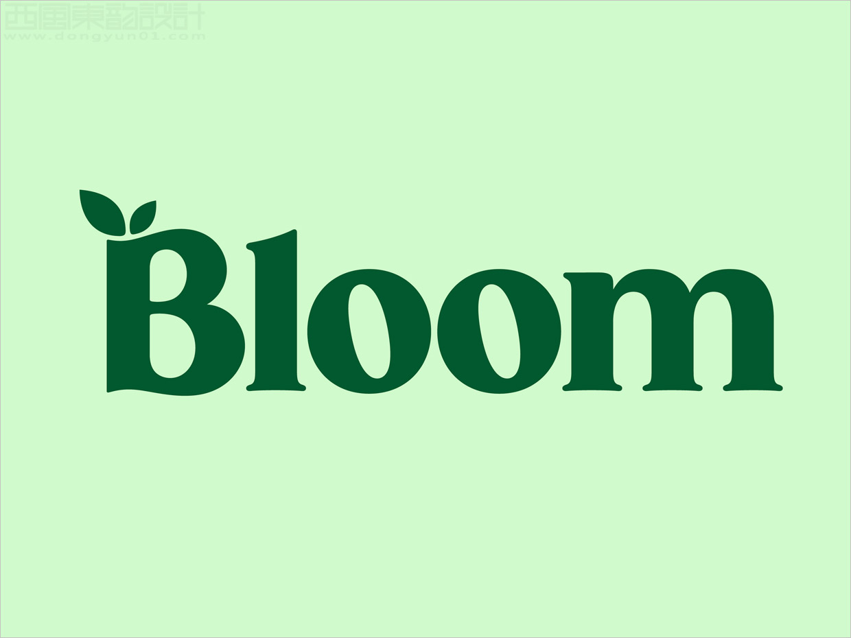 Bloom保健食品品牌logo設(shè)計