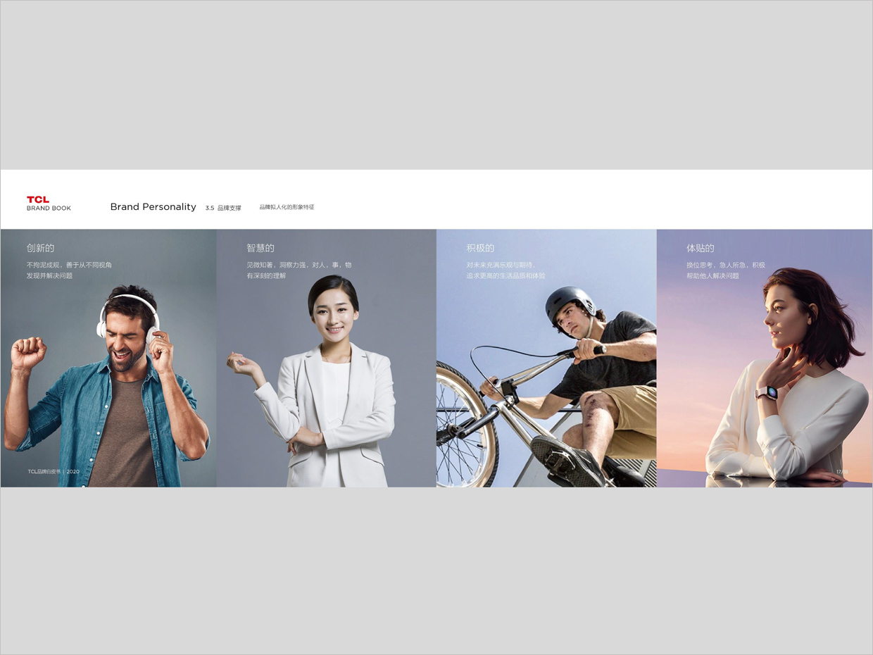 TCL科技集團公司智能終端業(yè)務品牌白皮書設計之品牌支撐頁面設計